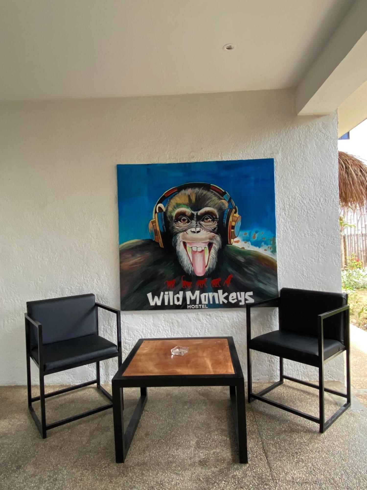 Wild Monkeys Hostel Moalboal Buitenkant foto